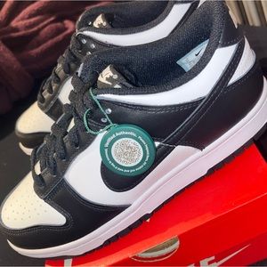 Nike Dunk low (gs) panda black/white